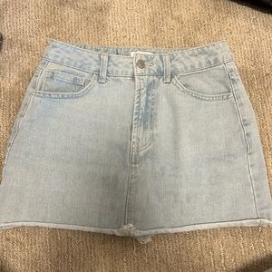 Forever 21 light denim skirt